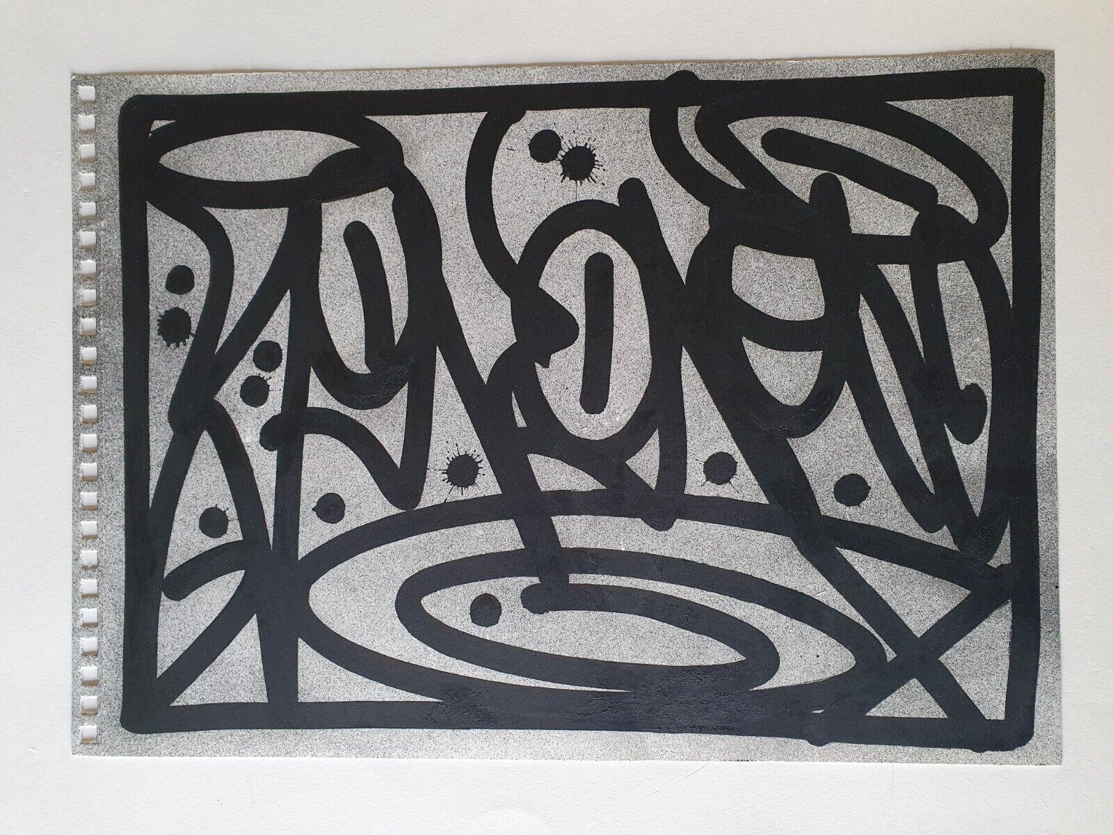 FRONTERAS - STREET ART ARTISTA AMERICANO CON CERTIFICADO EXPEDIDO POR UNDERDOGS LISBOA - Painting de Jonone
