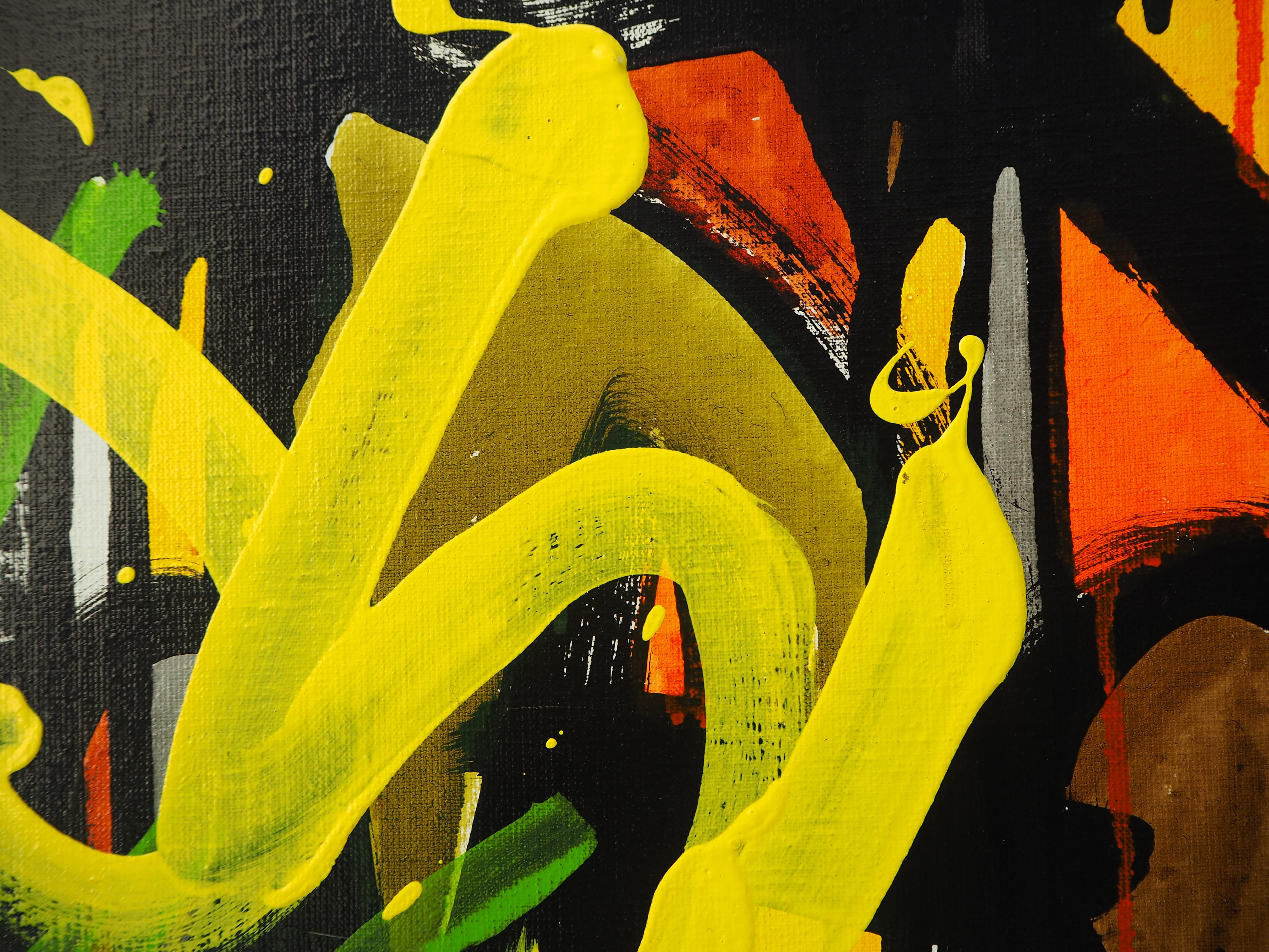 Storia della mia vita - Pittura su tela originale firmata con CERTIFICATO in vendita 4