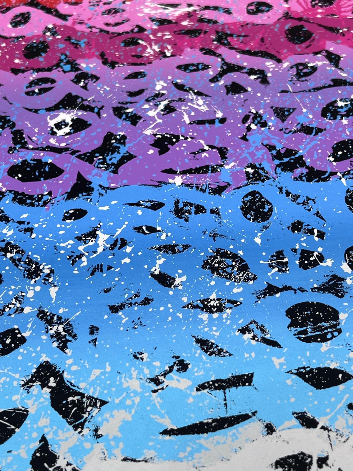 Montpellier - Abstract Print Púrpura de Jonone