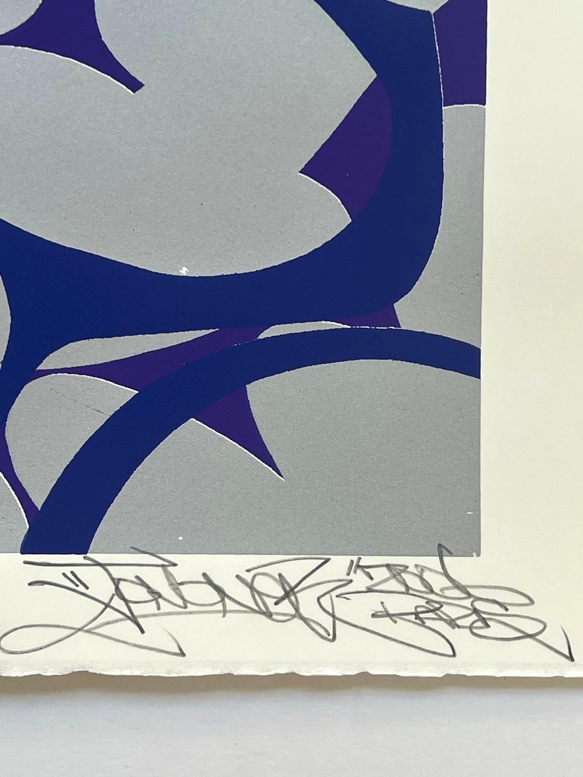 Lithograph, 2006
Handsigned by the artist in pencil and numbered 2/20
56.00 cm. x 77.00 cm.  22.05 in. x 30.31 in. (paper)
50.00 cm. x 65.00 cm.  19.69 in. x 25.59 in. (image)
On BFK Rives paper

JonOne doesn't just transpose the spirit of graffiti