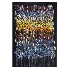 JonOne "Rainbow" - Boccara Limited Edition - Hand-Knotted Artistic Rug - S size