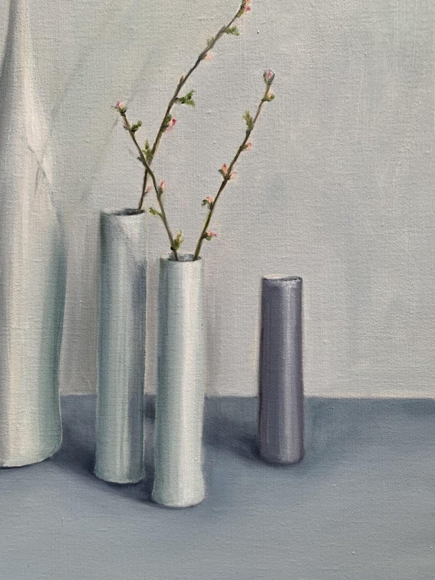 Bottles and Cylinders with Cherry Clossom Twigs [2021]
Original
Still Life
Oil Paint on Canvas
Image size: H:60 cm x W:70 cm
Complete Size of Unframed Work: H:60 cm x W:70 cm x D:1.5cm
Framed Size: H:67.5 cm x W:77.5 cm x D:4cm
Sold Framed
Please