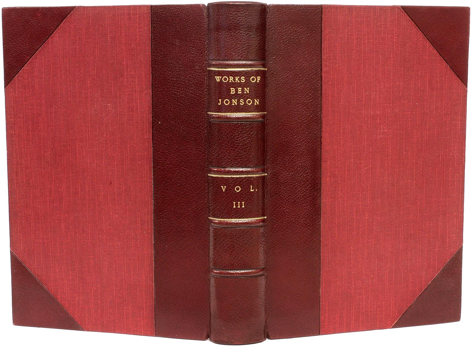 Jonson, Ben, The Works of Ben Jonson, '9 Volumes - 1875' In Good Condition For Sale In Hillsborough, NJ