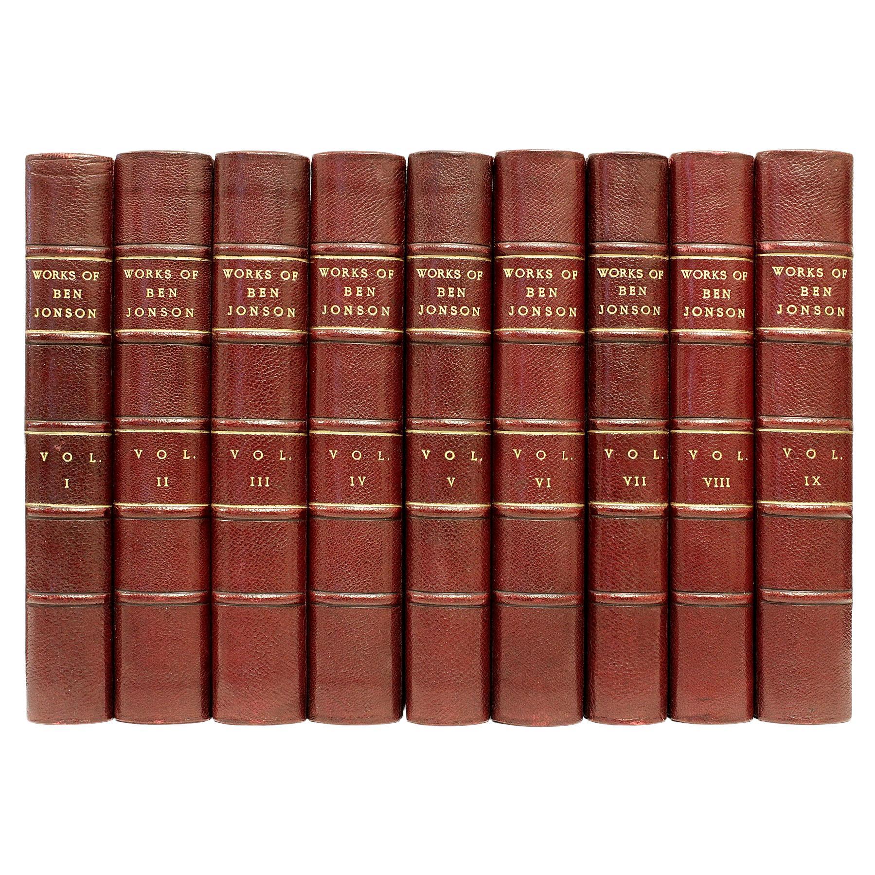 Jonson, Ben, The Works of Ben Jonson, 9 Volumes - 1875 en vente