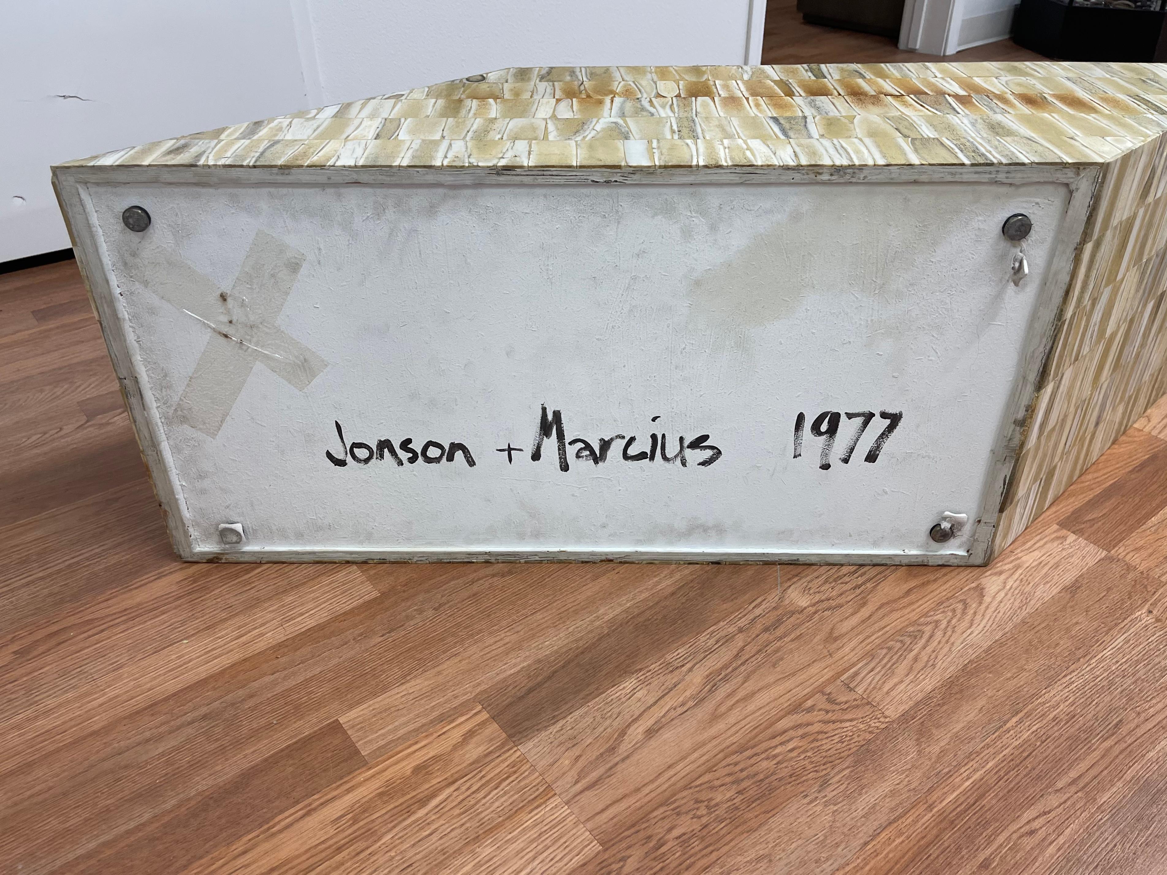 Jonson & Marcius 1977 Horn Table For Sale 7