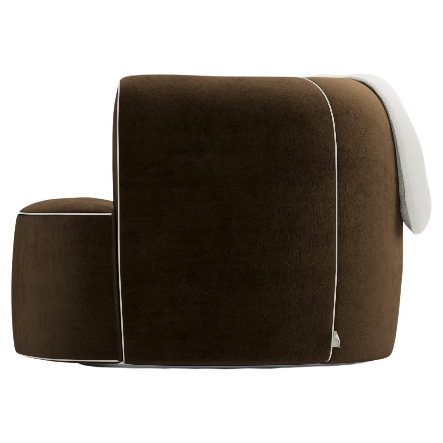 Joo Baghdad Armchair (Brown-White)