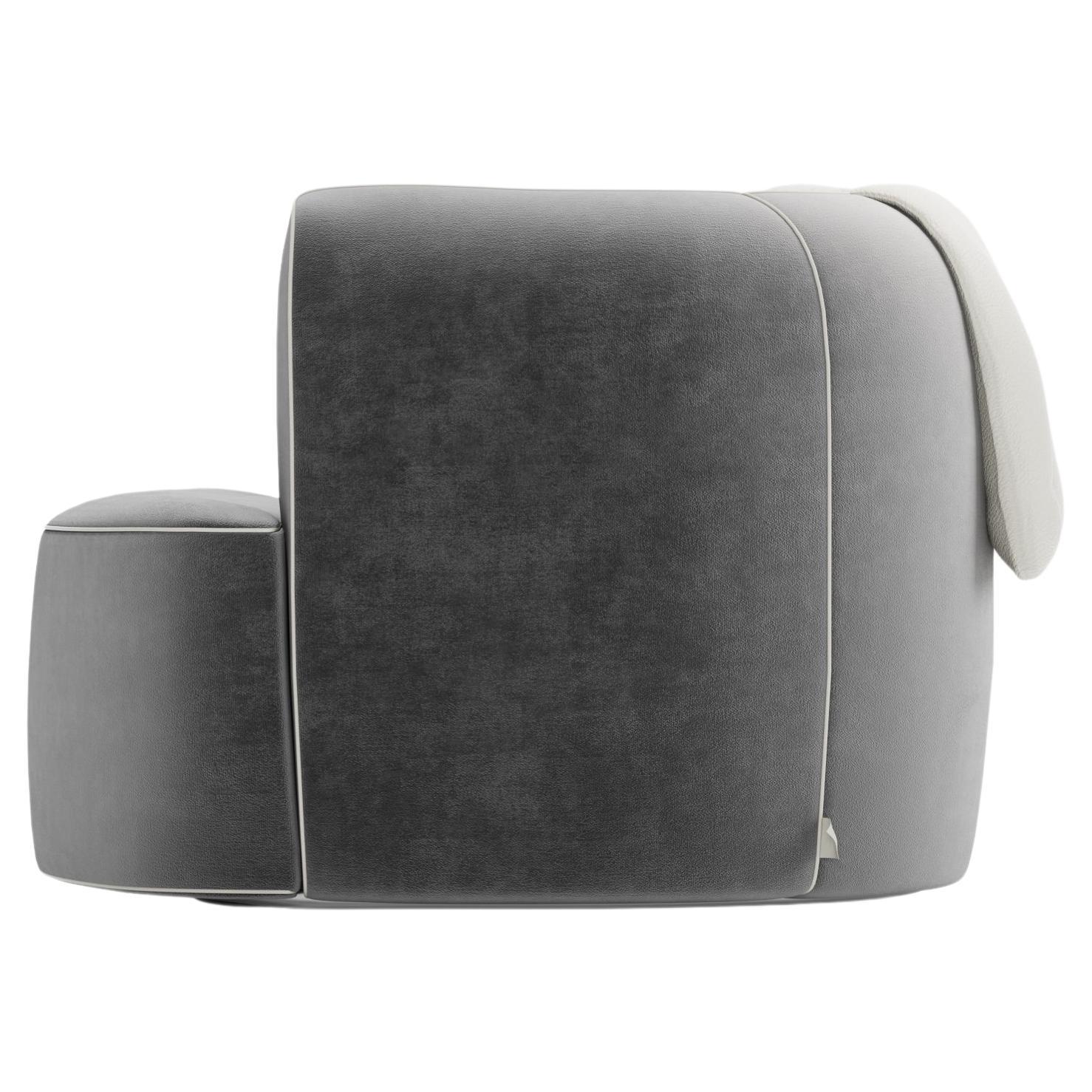 Joo Baghdad Armchair (Grey-White)