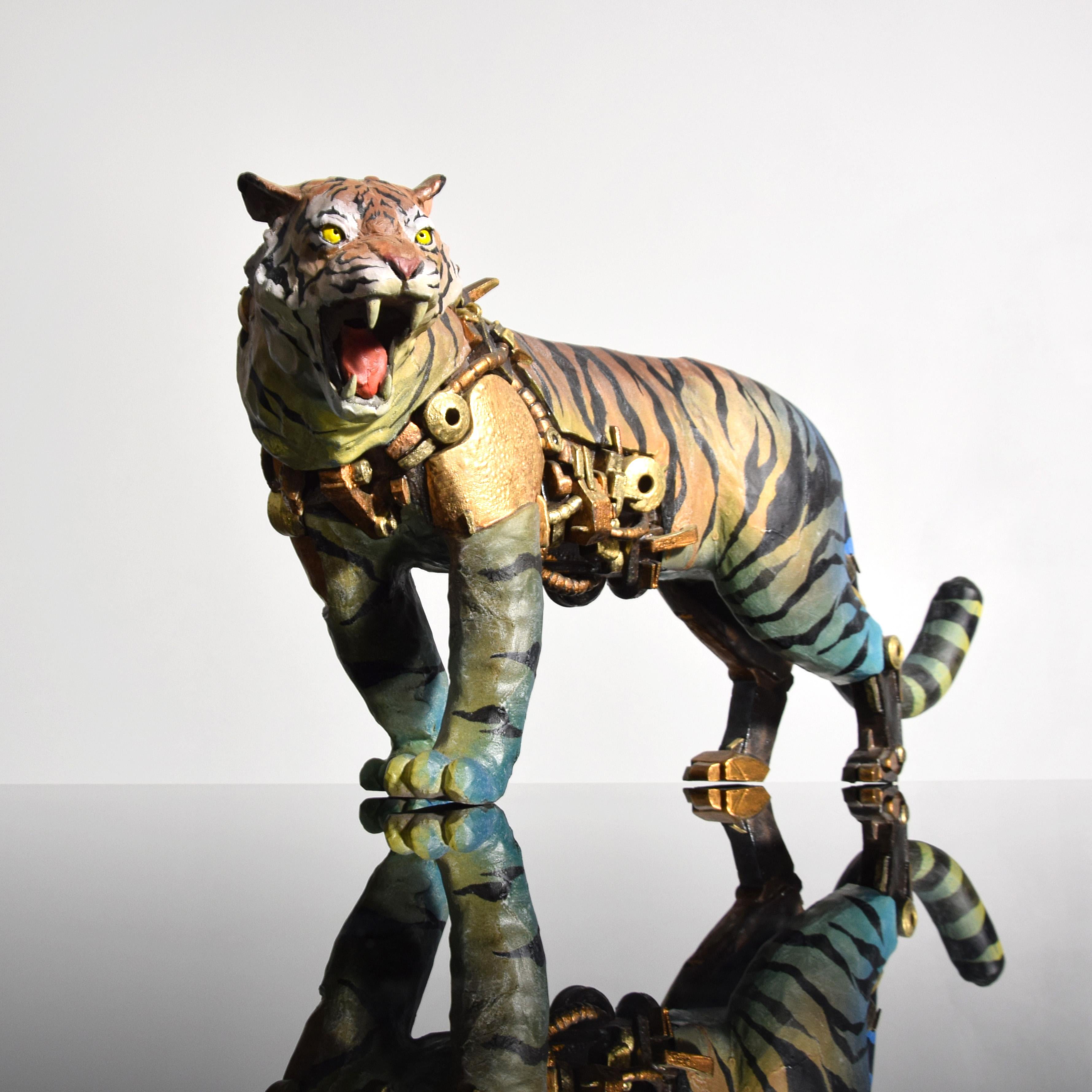 Additional Information: Work is titled “Scientific Name Tiger”. Provenance: Habatat Galleries, Palm Beach, Florida | Private Collection, West Palm Beach, Florida.

Marking(s); notes: no marking(s) apparent

Country of origin; materials: unknown;