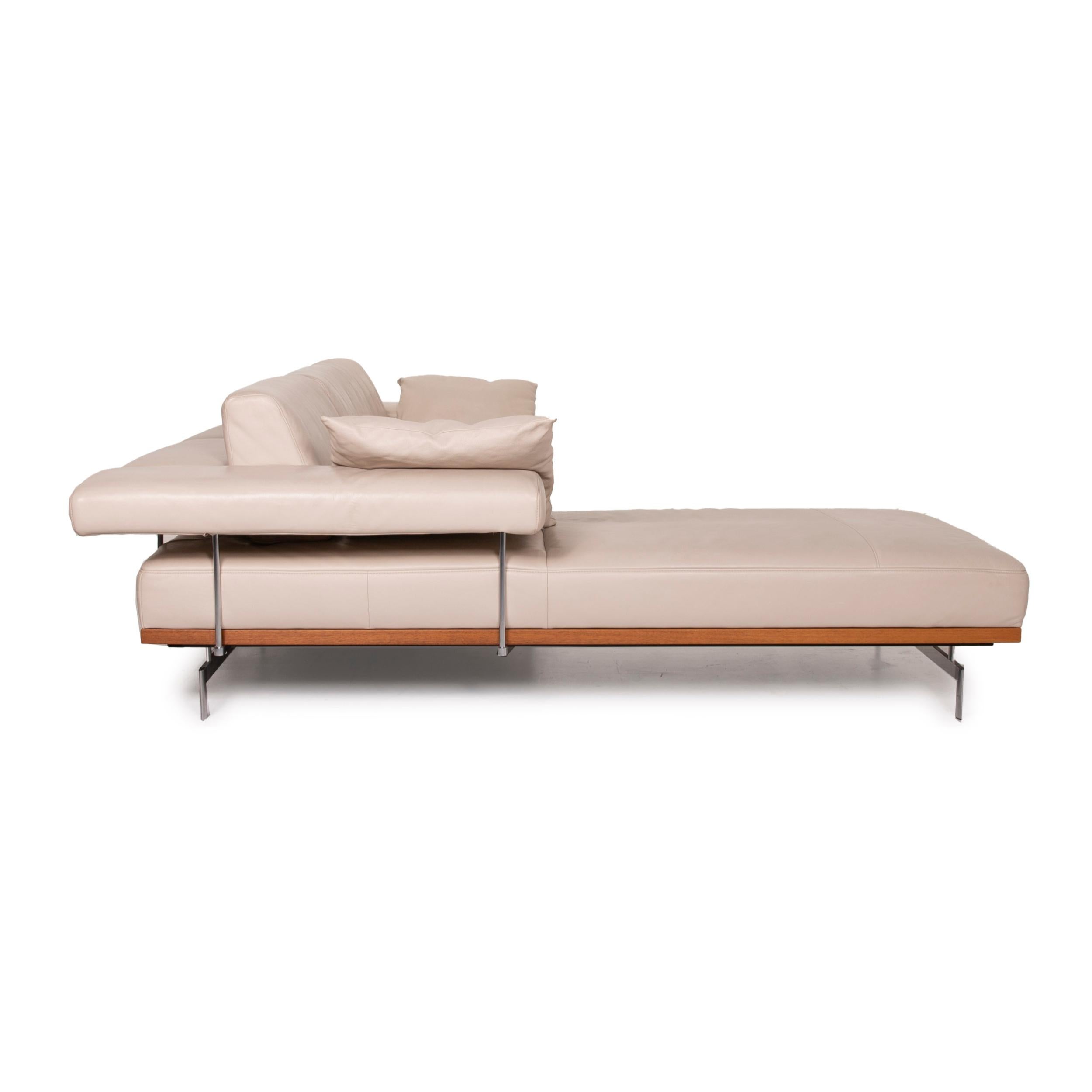 Joop! 24/7 Leather Sofa Cream Corner Sofa Function 1