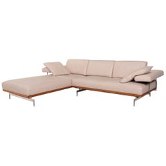 Joop! 24/7 Leather Sofa Cream Corner Sofa Function