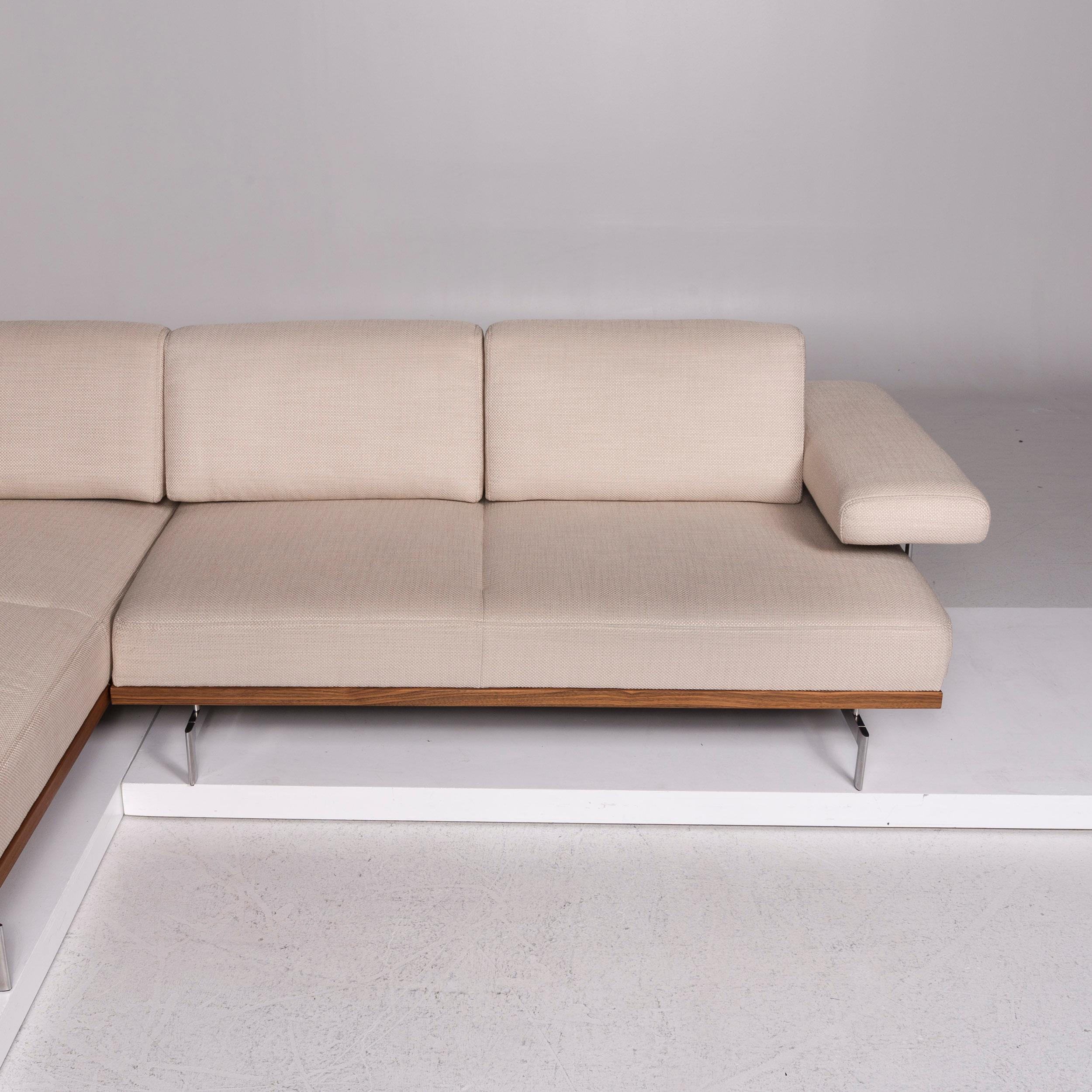 Joop Fabric Corner Sofa Cream Sofa Function Couch 1
