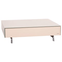 Joop Glas Hochglanz Couchtisch Lowboard Creme