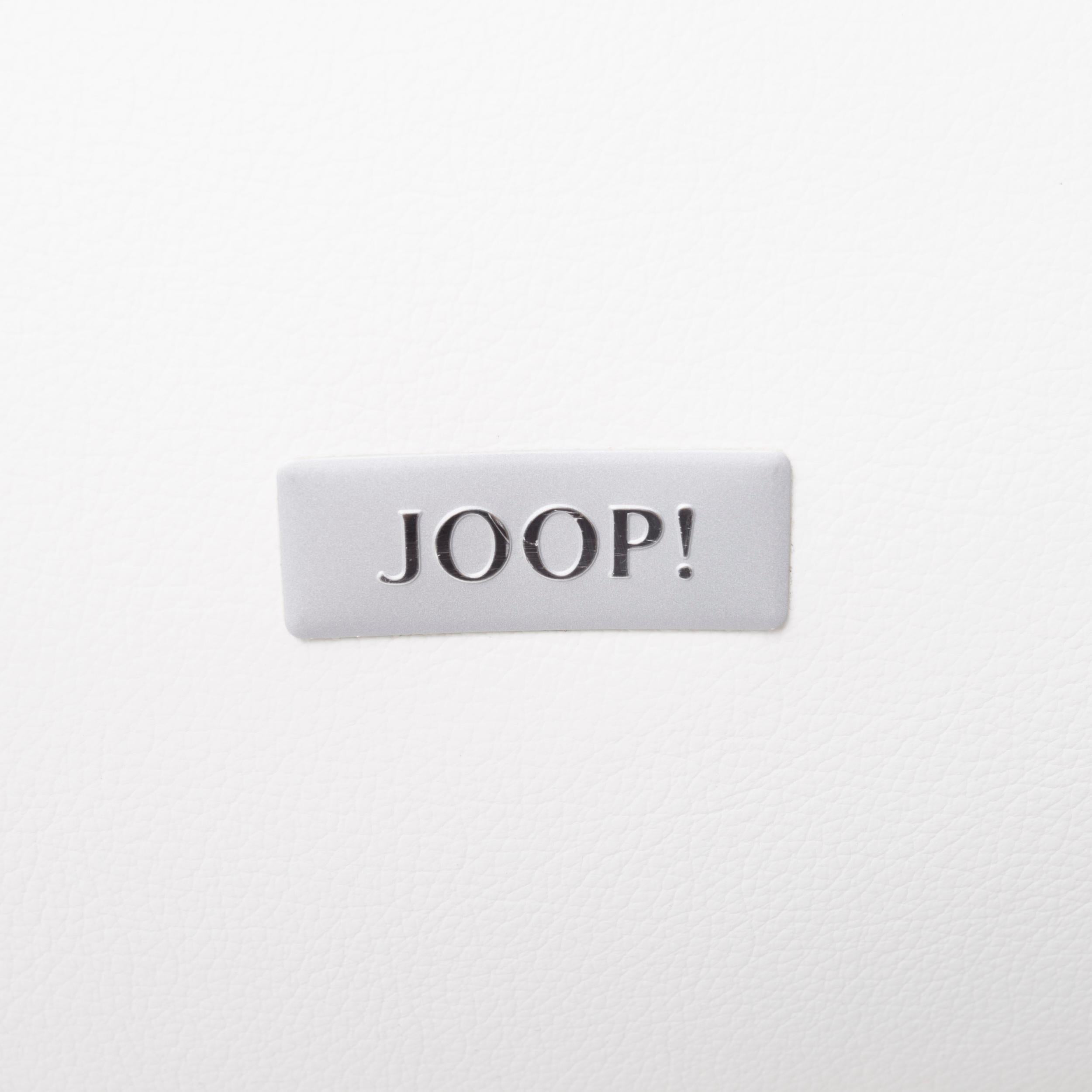 Modern Joop Leather Bed White Frame Adjustable Slatted Frame