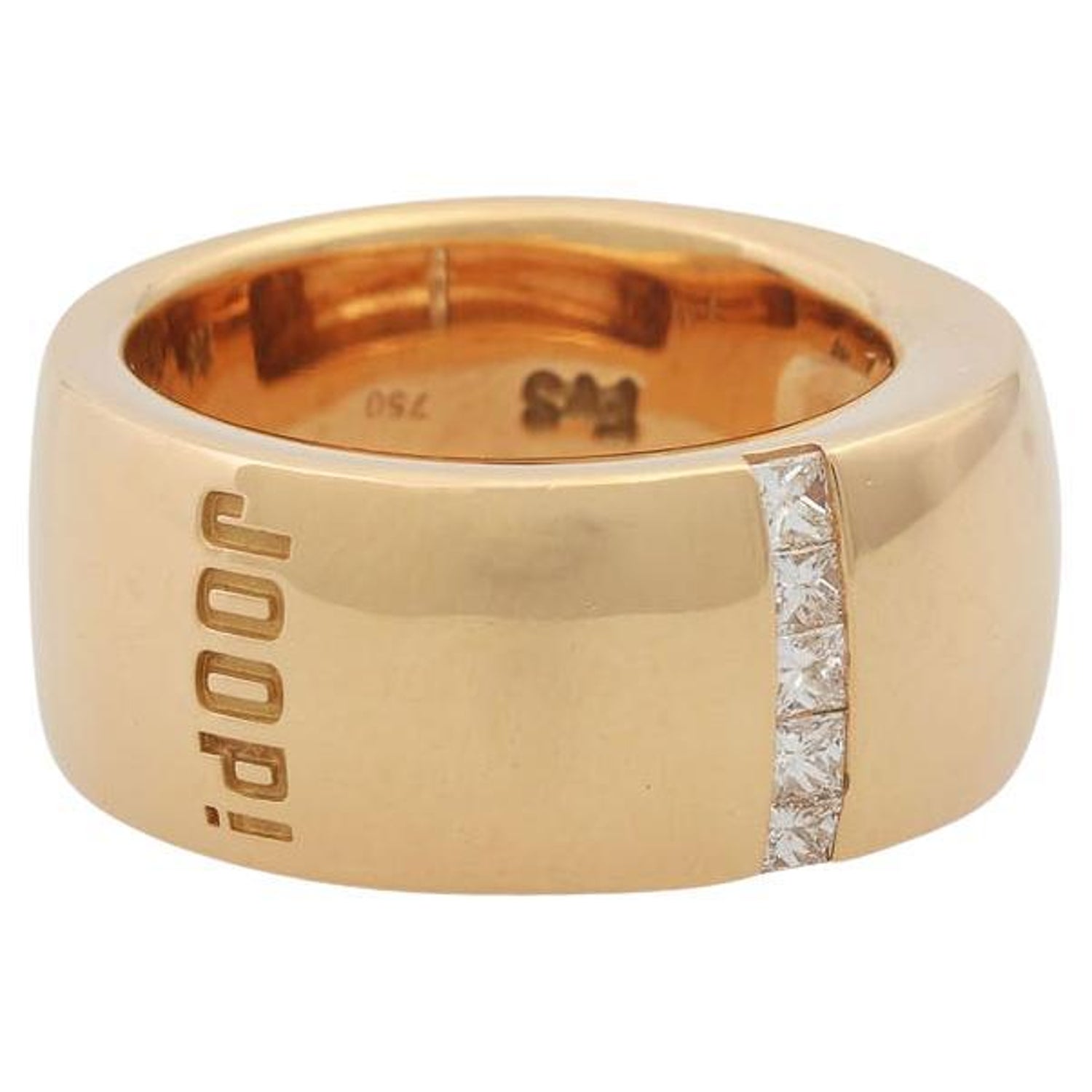 Joop Ring with Princess Diamonds For Sale at 1stDibs