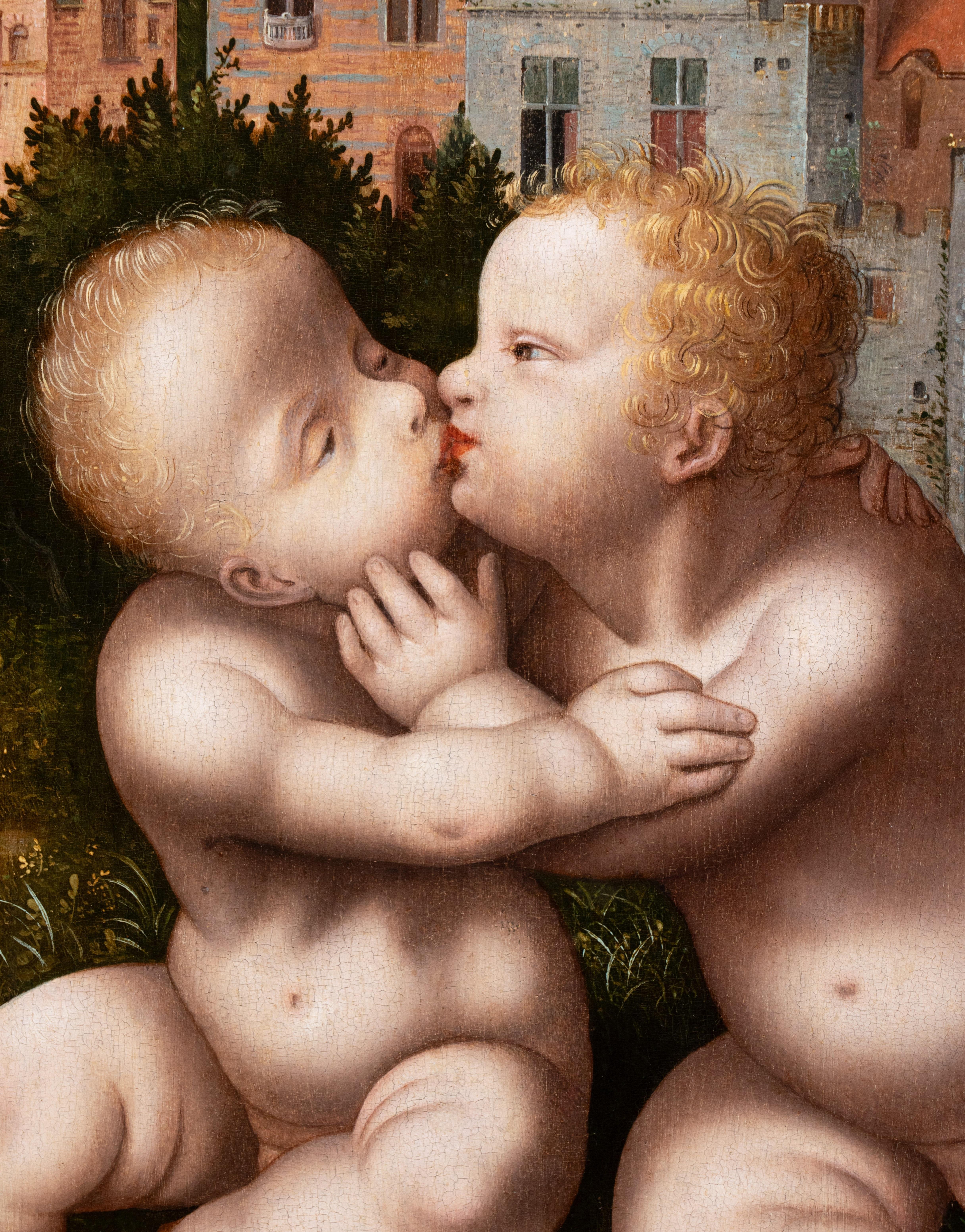 Child & St. Johns enfants, atelier de J. van Cleve, 16e Flemish en vente 1