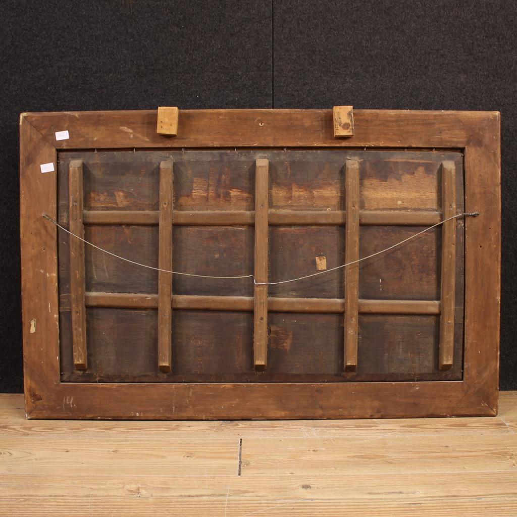 17. Jahrhundert Öl auf Platte Flämisch Genre Szene Antike Malerei, 1646 im Angebot 6