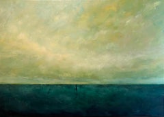At Evil Corner II- Pintura paisajista contemporánea del siglo XXI