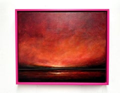 Autumn North Sea Triptych, Acrylic on Canvas, Framed, 21st Century