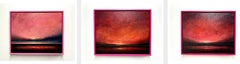 Autumn North Sea Triptych, Acrylic on Canvas, Framed, 21st Century