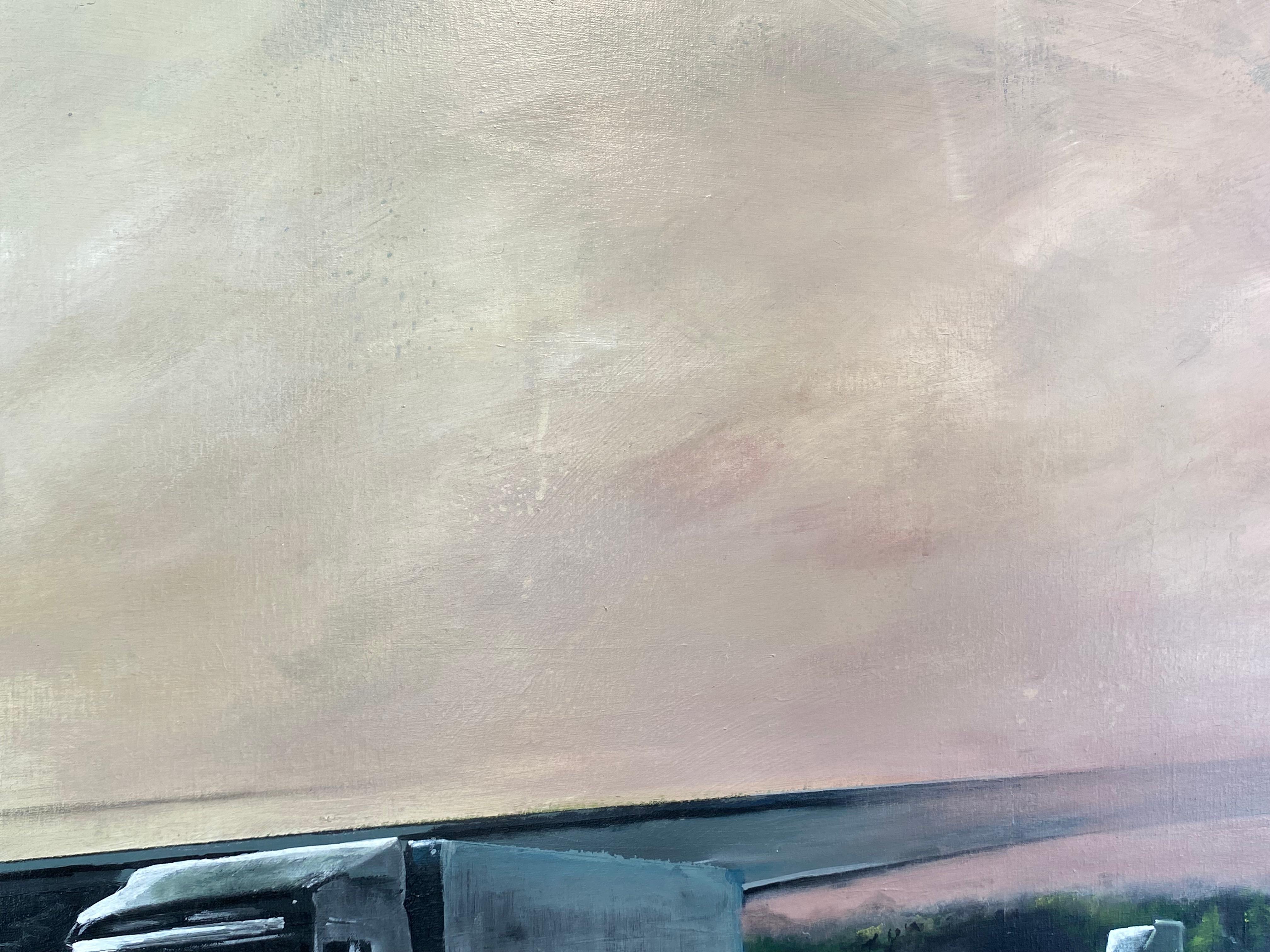 Ponte E34- Pittura di paesaggio contemporanea del XXI secolo 6