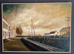 Lighttown Memory II - Pittura paesaggistica contemporanea del XXI secolo