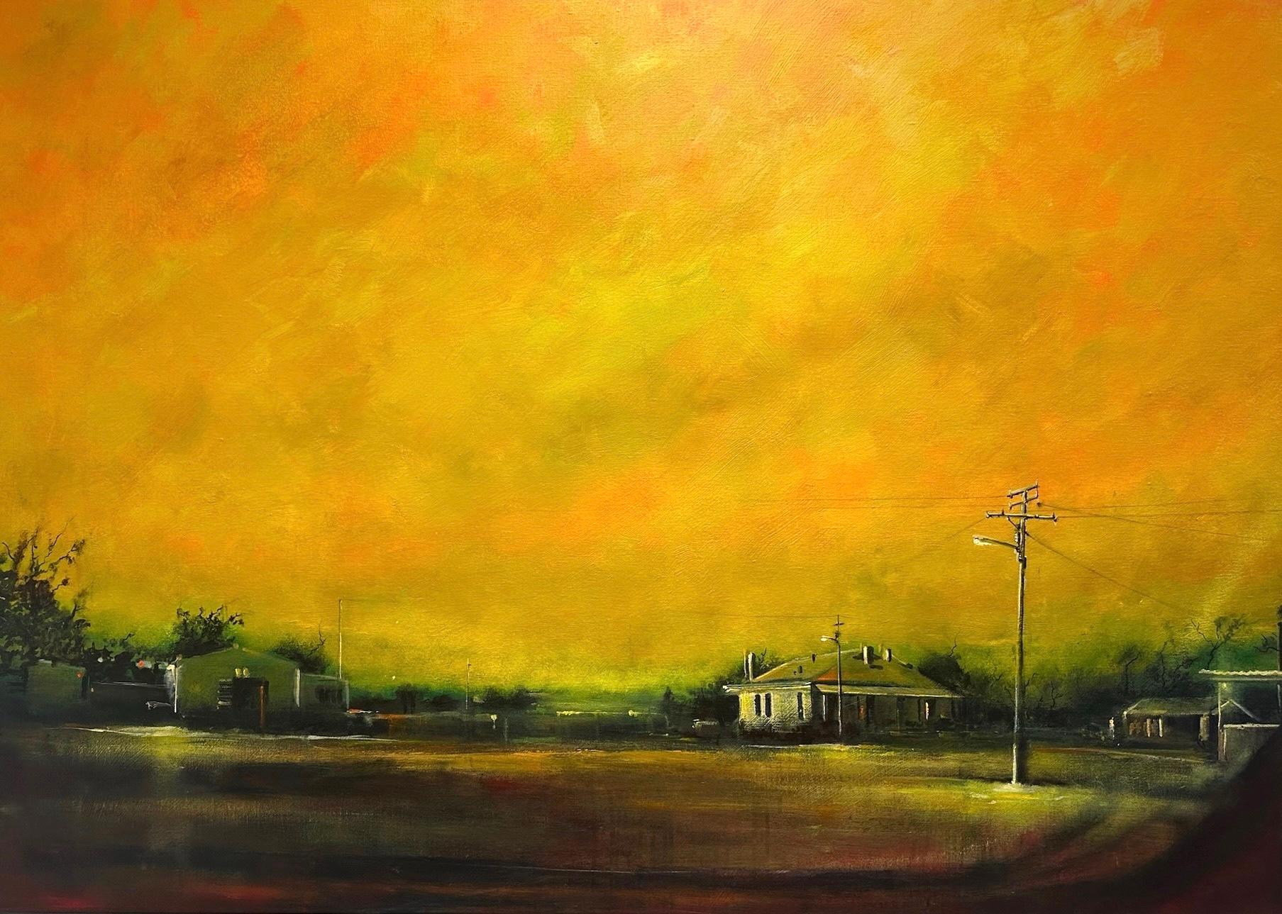 Landscape Painting de Joost Verhagen - Cielo Newman- Pintura paisajista contemporánea del siglo XXI
