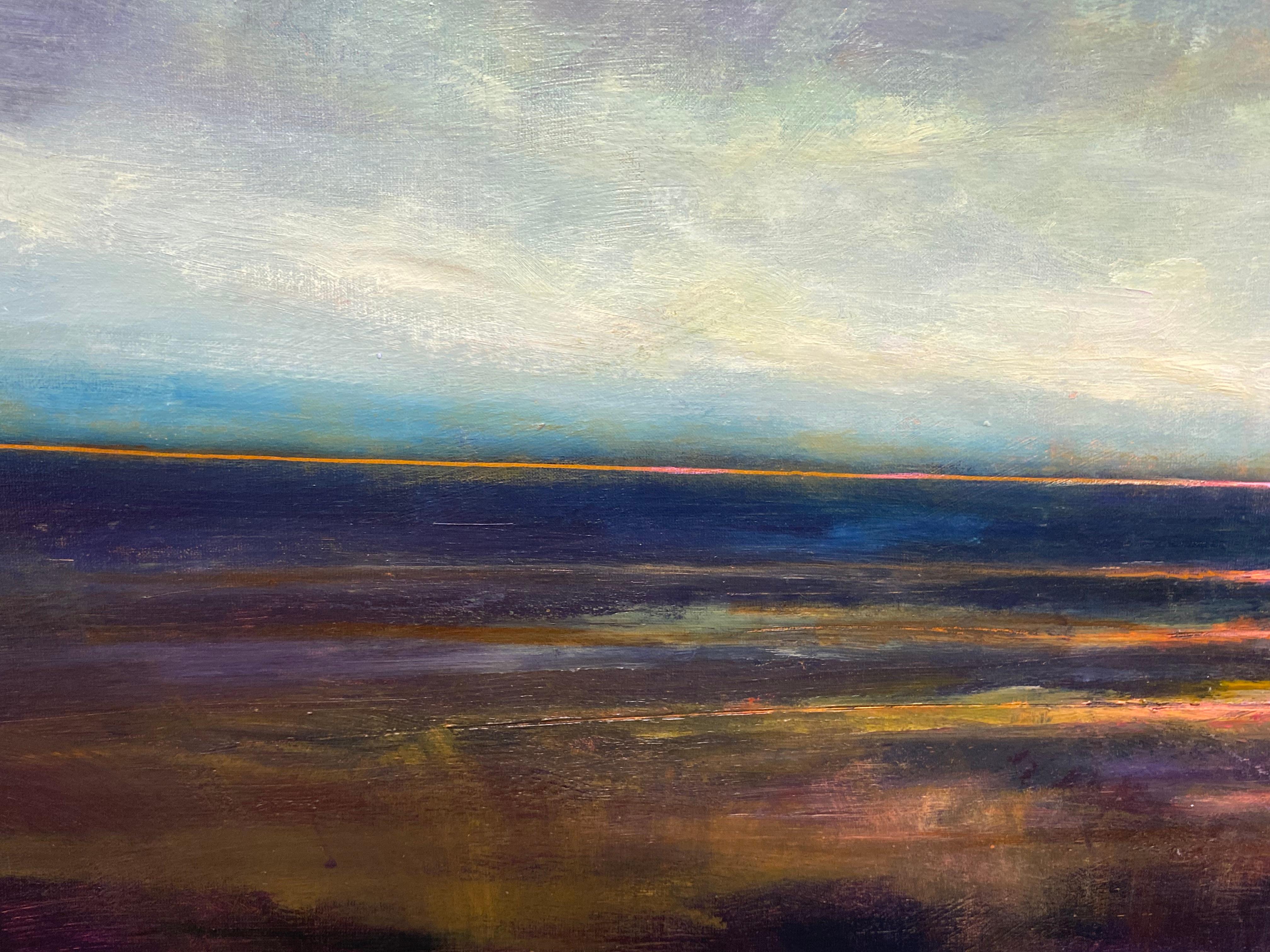 North Sea Serenity I - 21st Century Contemporary landscape painting For Sale 1