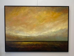Serenidad del Mar del Norte II - Pintura paisajística contemporánea del siglo XXI