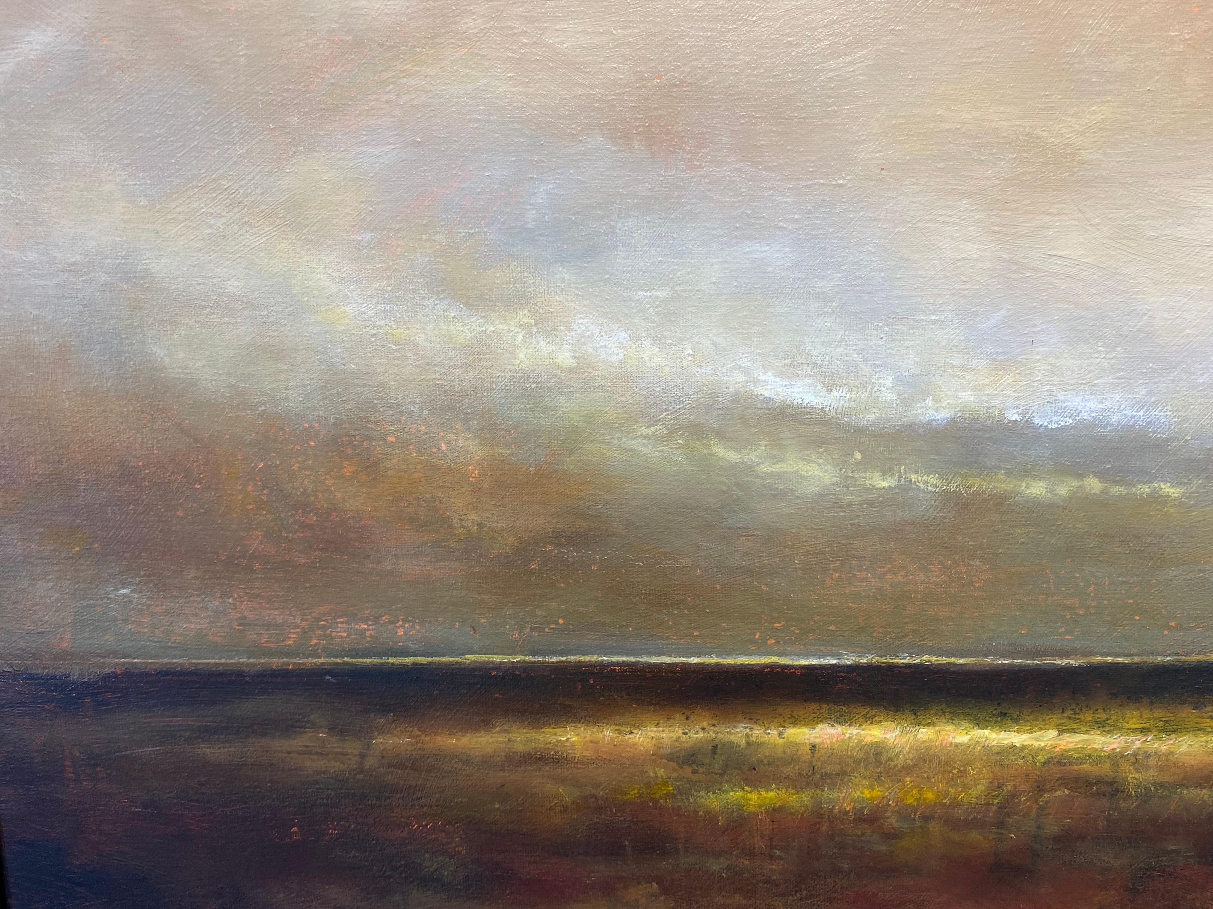 Sérénité de la mer du Nord II - peinture de paysage contemporaine du 21e siècle - Contemporain Painting par Joost Verhagen