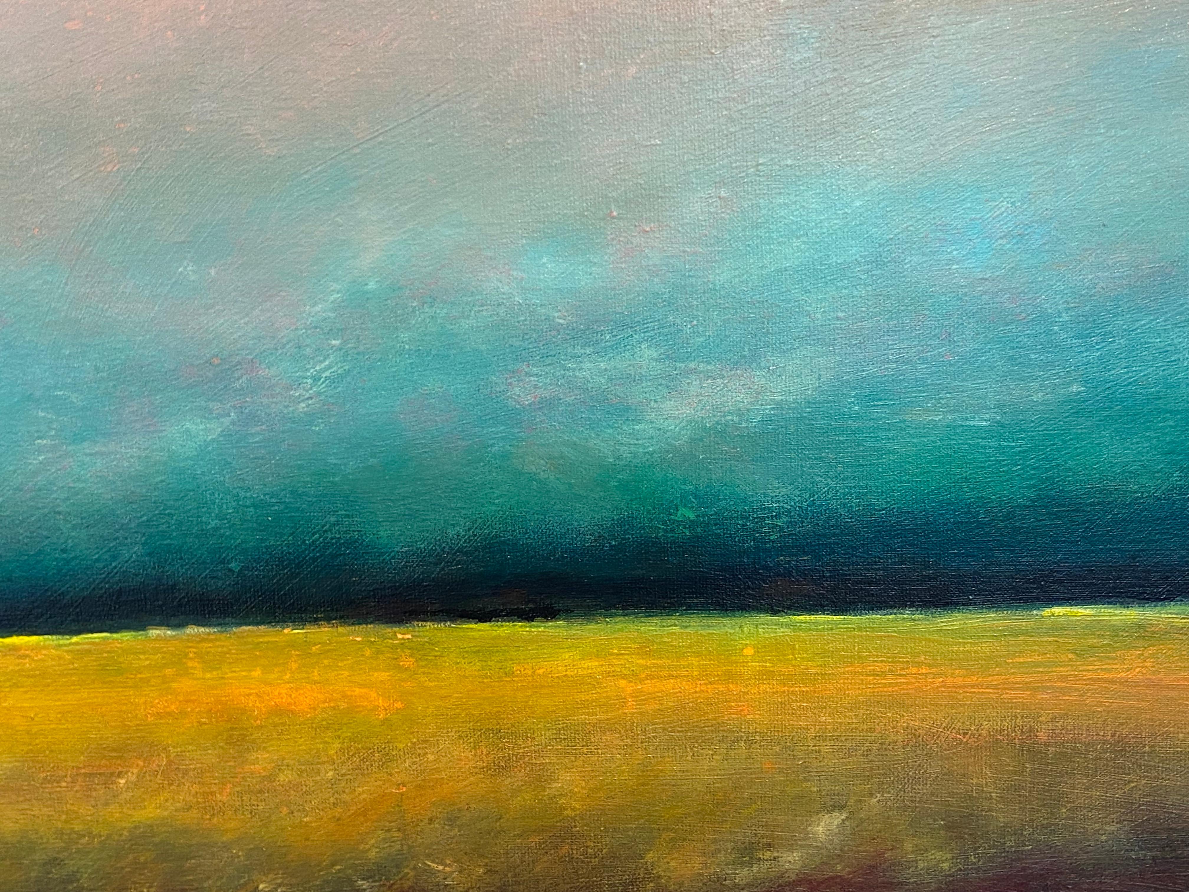 Pilbara Horizon - 21st Century Contemporary landscape painting - Brown Figurative Painting by Joost Verhagen