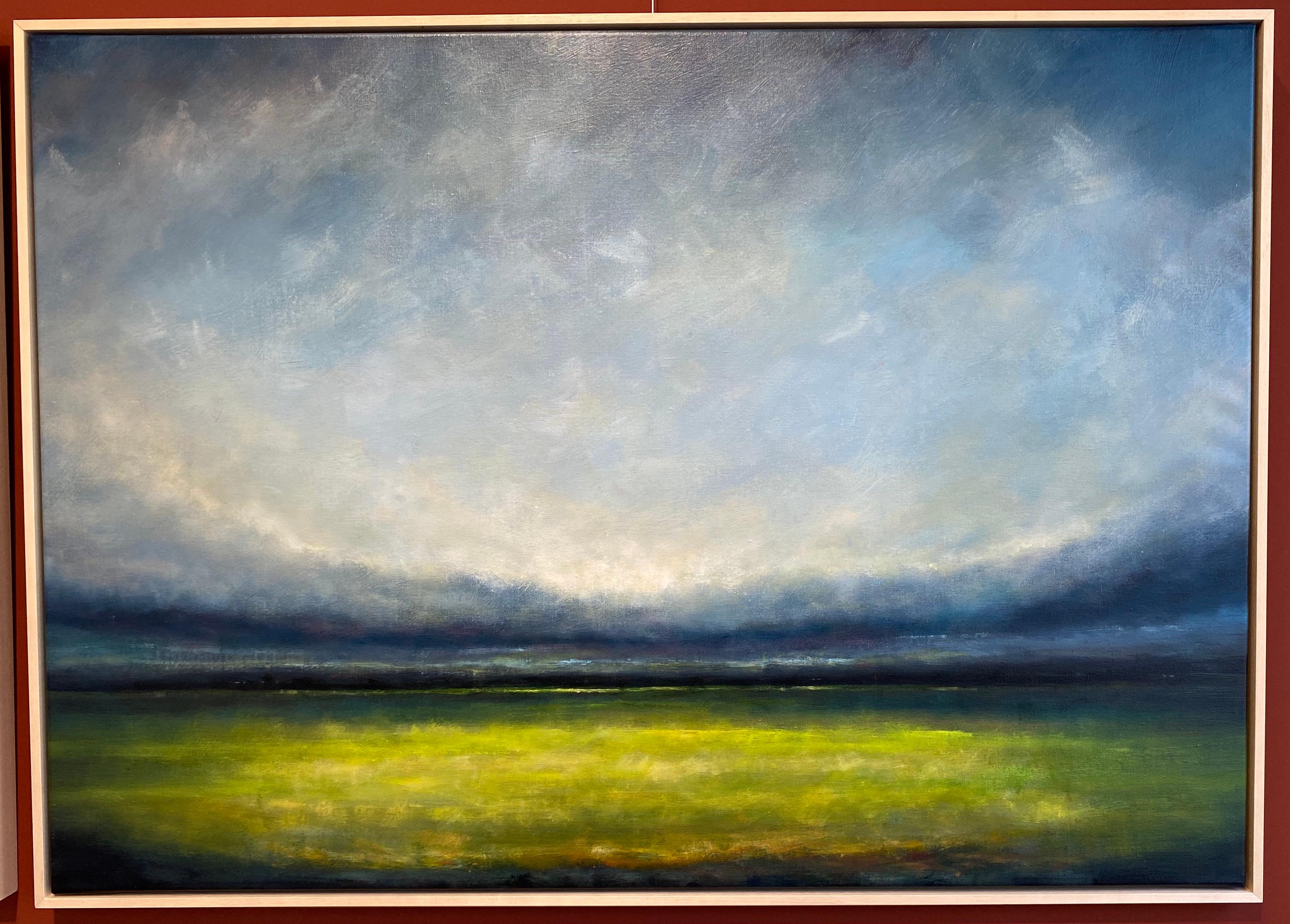 Whim Creek Storm Clouds - 21st Century Contemporary landscape painting - Painting by Joost Verhagen