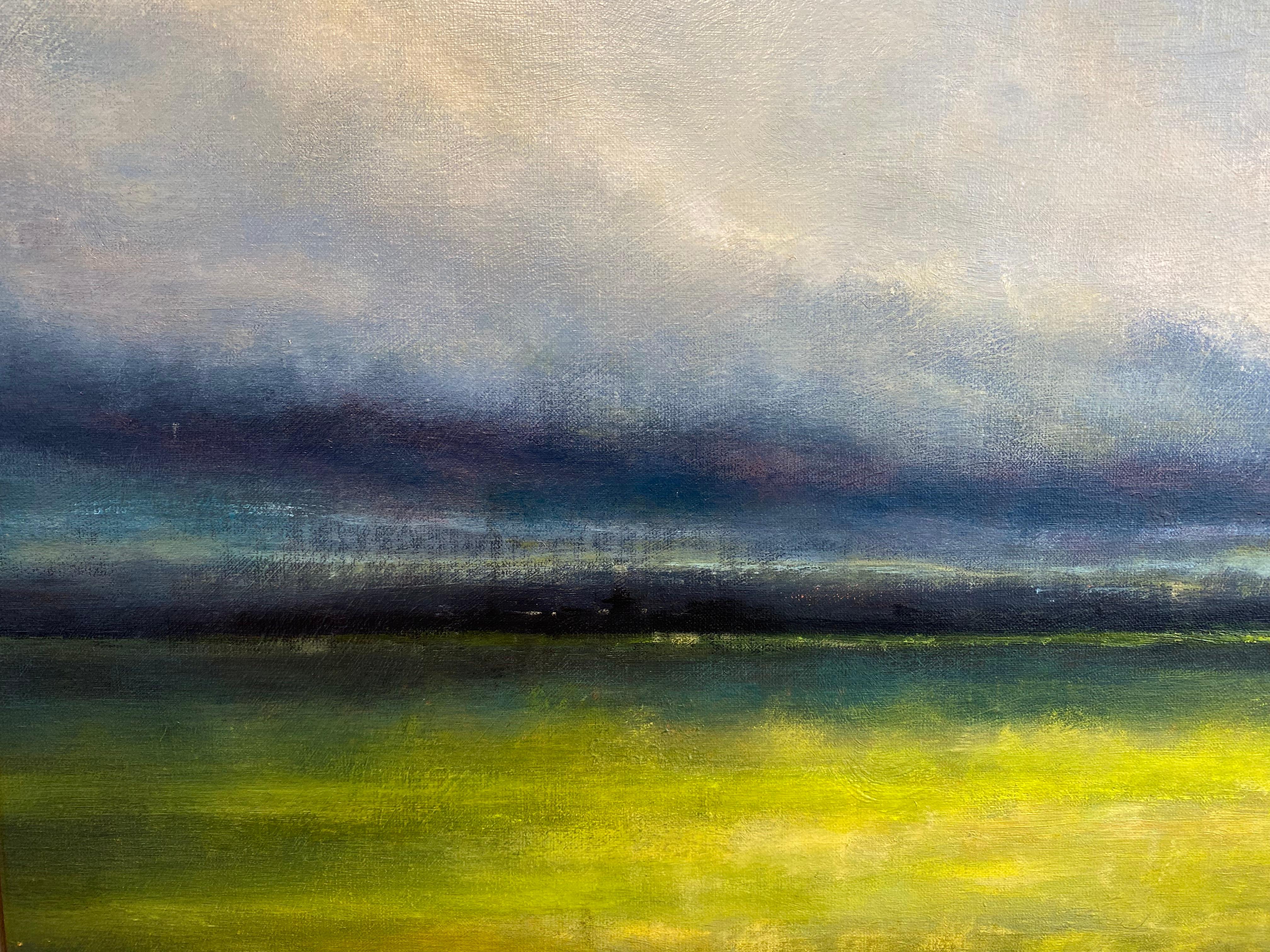 Whim Creek Storm Clouds - 21st Century Contemporary landscape painting For Sale 1