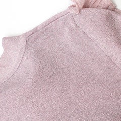 JoosTricot Lilac Ruffled pussy-bow Lurex Sweater XS