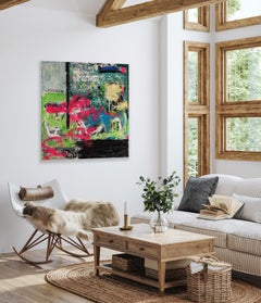 "Aperol Spritz"- Vibrant & Colorful Modern Abstract Painting