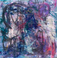 "Nebbia cerebrale" - Pittura astratta colorata e giocosa
