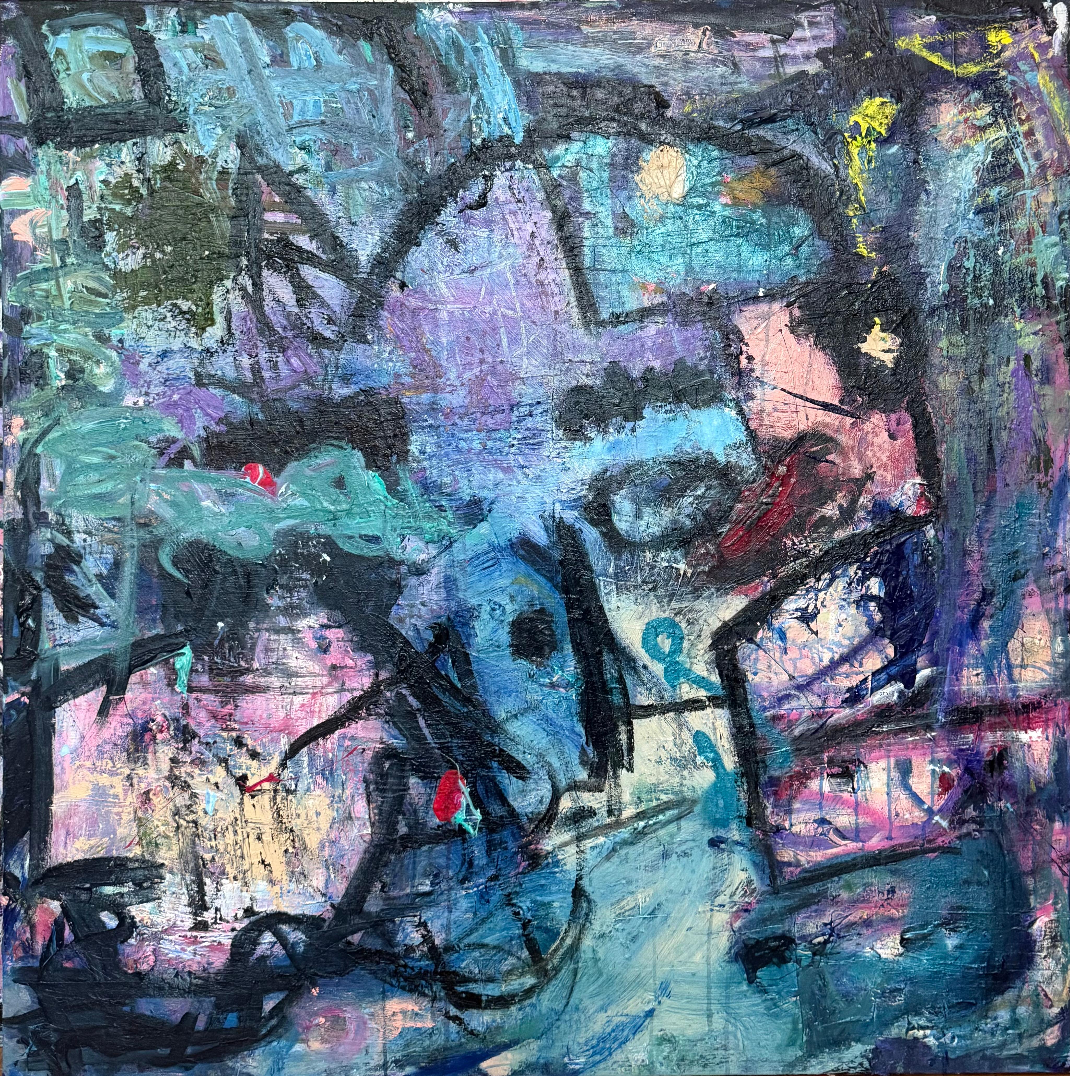 Abstract Painting de Jordan Barker - Fragmentos de una memoria