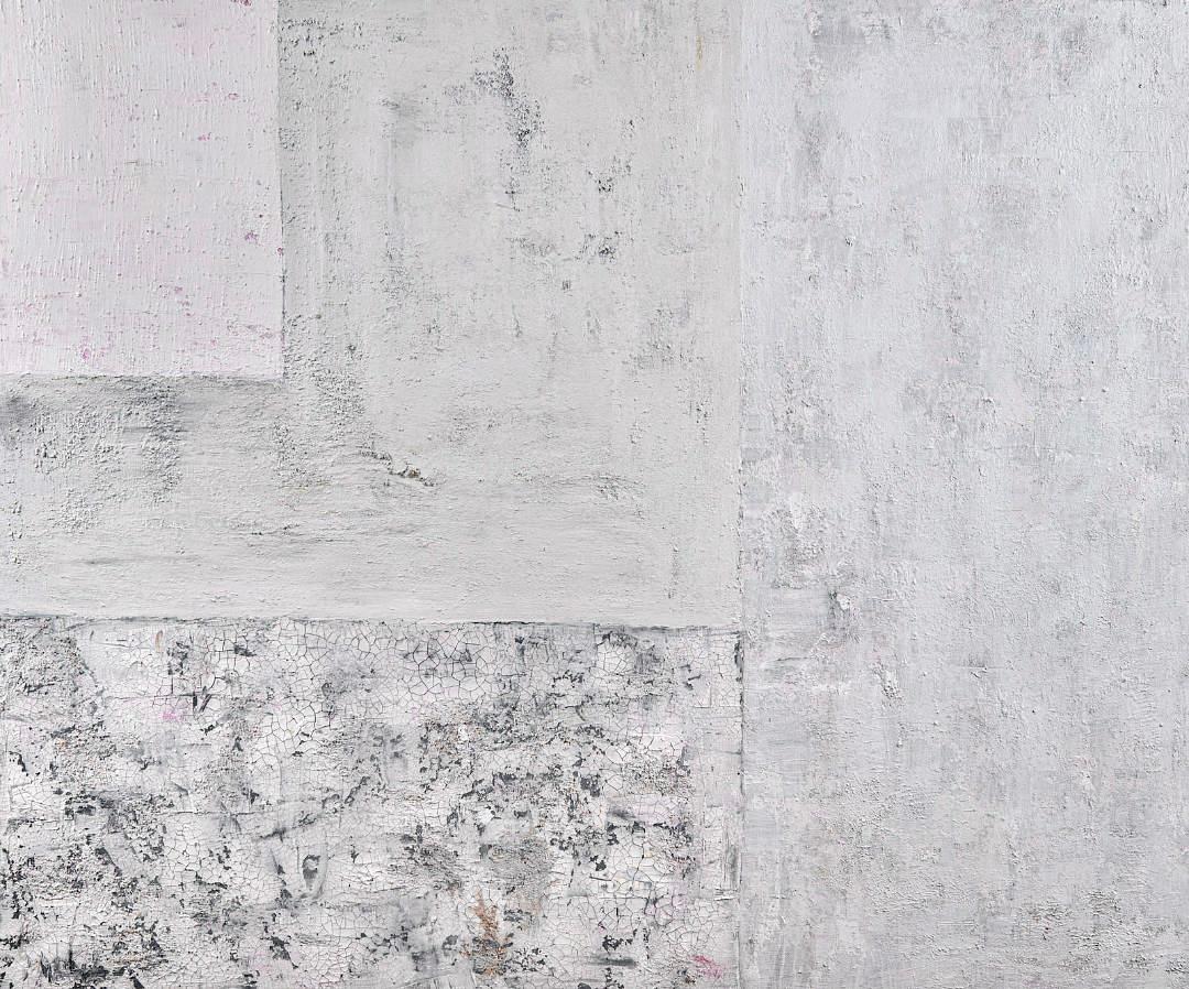 Jordan Barker Abstract Painting - White Noise