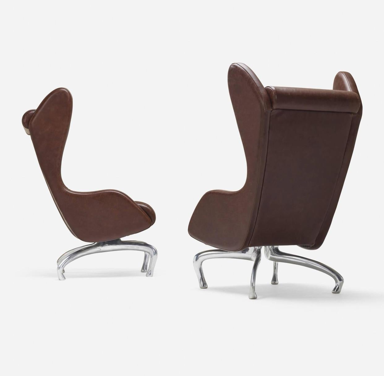 American Jordan Mozer Canter’s Chairs, a Pair For Sale