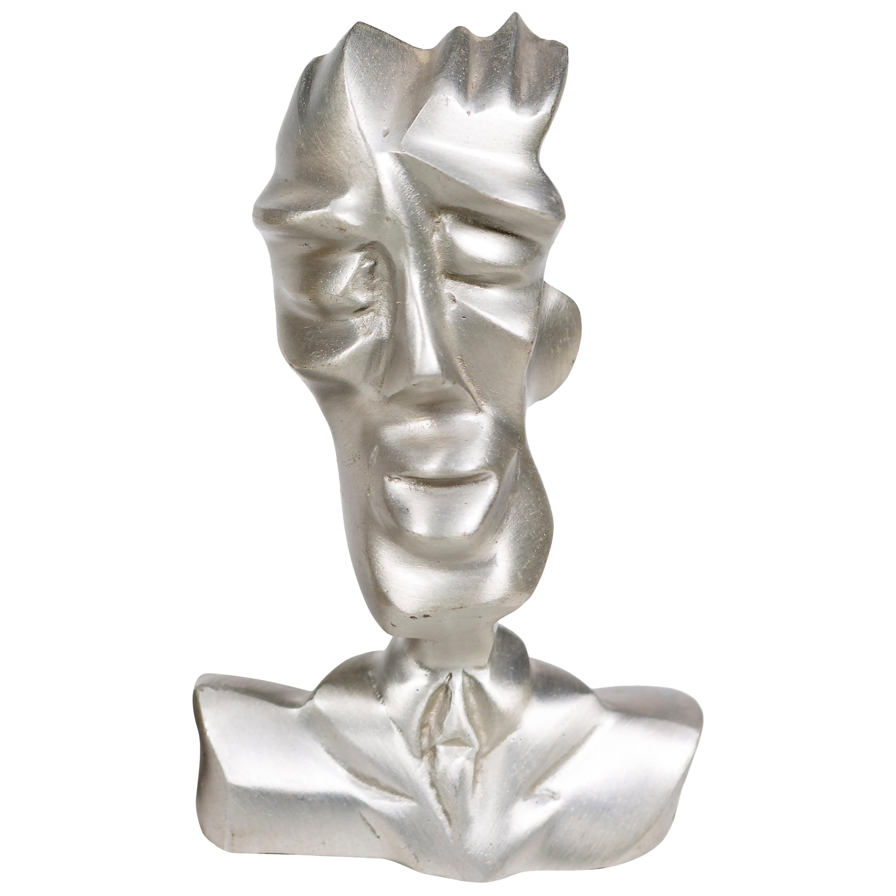 Jordan Mozer, Chet, Iridium Jazzclub, Hand Carved, Cast Aluminum, USA, 1992 For Sale