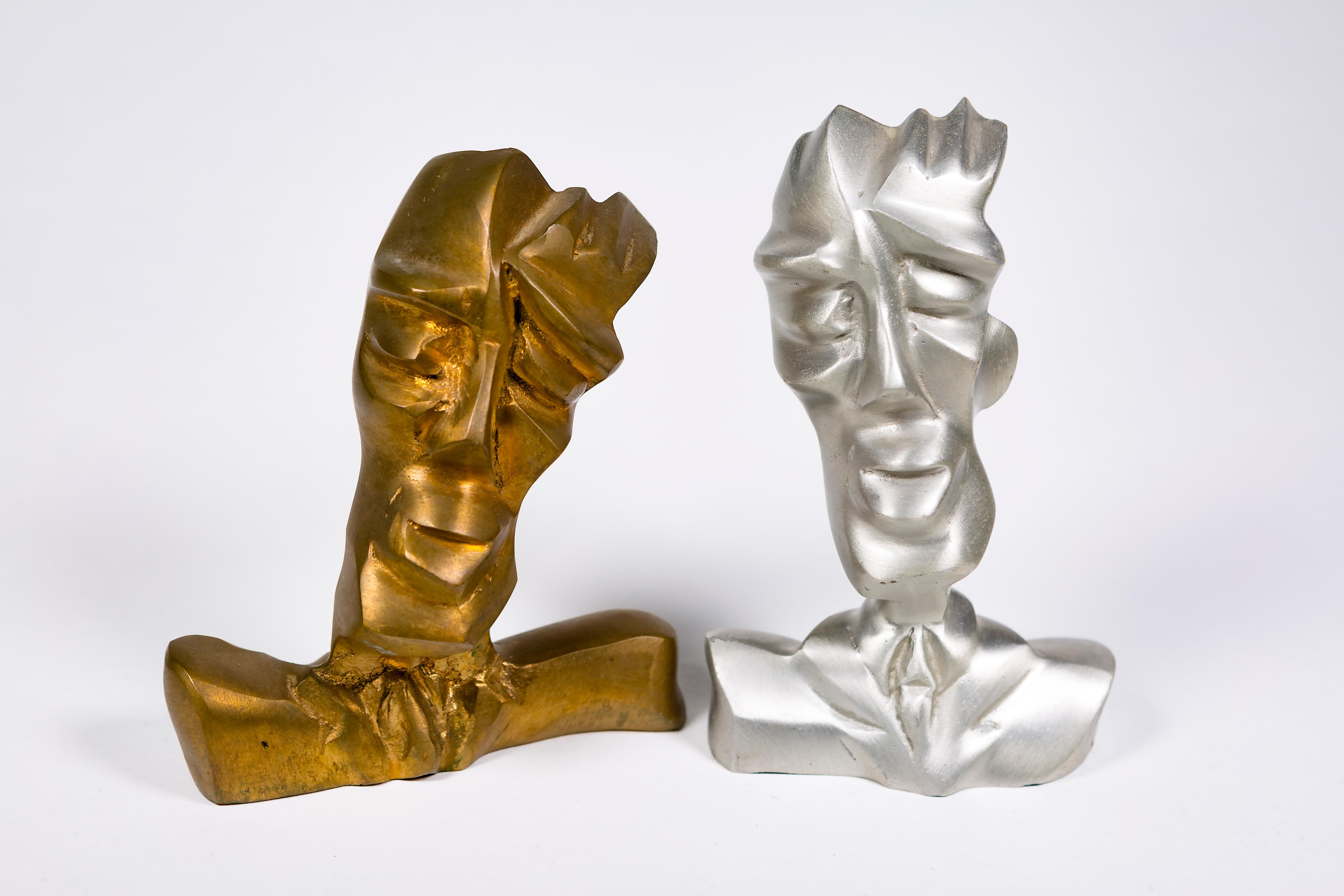 Modern Jordan Mozer, Chet, Iridium Jazzclub NY, Carved, Cast Recycled Bronze, USA, 1992 For Sale