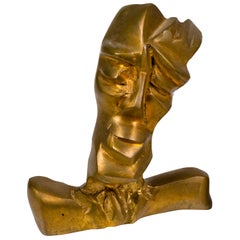 Retro Jordan Mozer, Chet, Iridium Jazzclub NY, Carved, Cast Recycled Bronze, USA, 1992