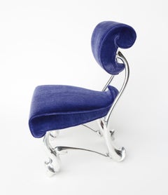 Children's Ballet Chair, Mohair and Cast Aluminum, Jordan Mozer, USA 1992-2018