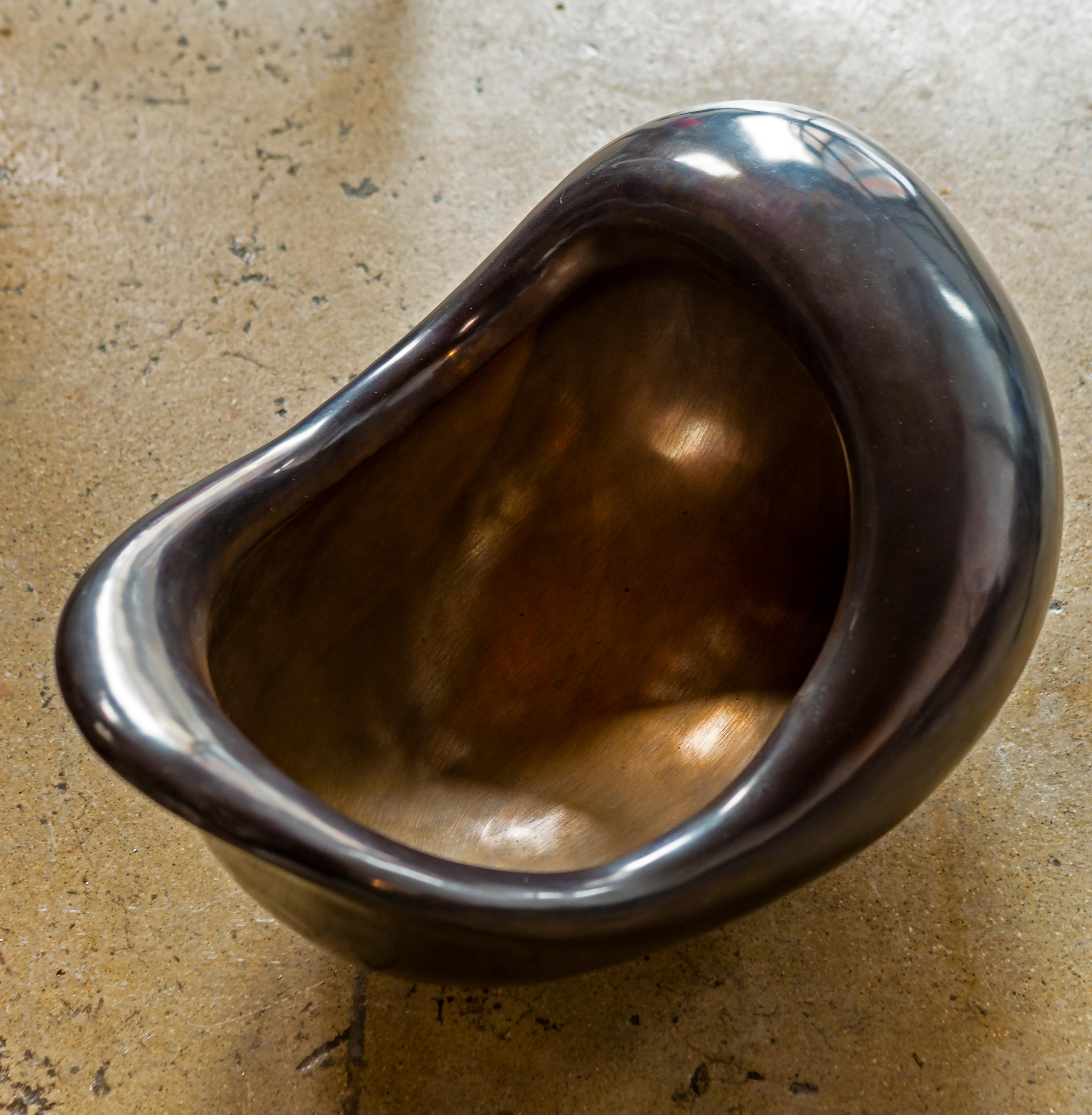 East Bowl, Bowl or Vase, Cast+Patinated Recycled Bronze, Jordan Mozer, USA 2004 (Patiniert) im Angebot