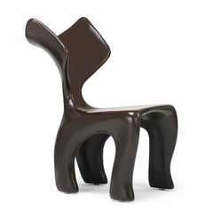 East Lounge Chair, Integrally Colored Chocolate Resin, Jordan Mozer, USA, 2004