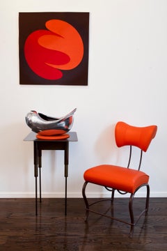Elbert Chair: Leather + Steel, (New York Version) Jordan Mozer, USA, 1988/2006
