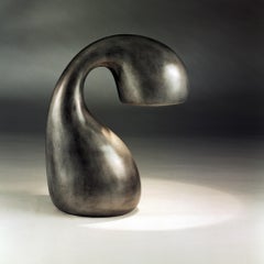 Table Lamp: Eliza's Bright Little Question, Cast Aluminum, Jordan Mozer USA 2002