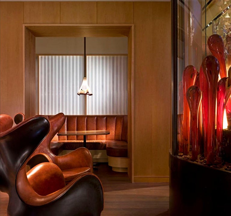 Frankie Wingback Chair/ Lounge Chair, Leather+Resin, Jordan Mozer, USA