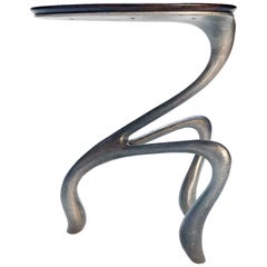 Goosegūß Side Table/Occasional Table, Aluminum/Walnut, Jordan Mozer USA 2004/18