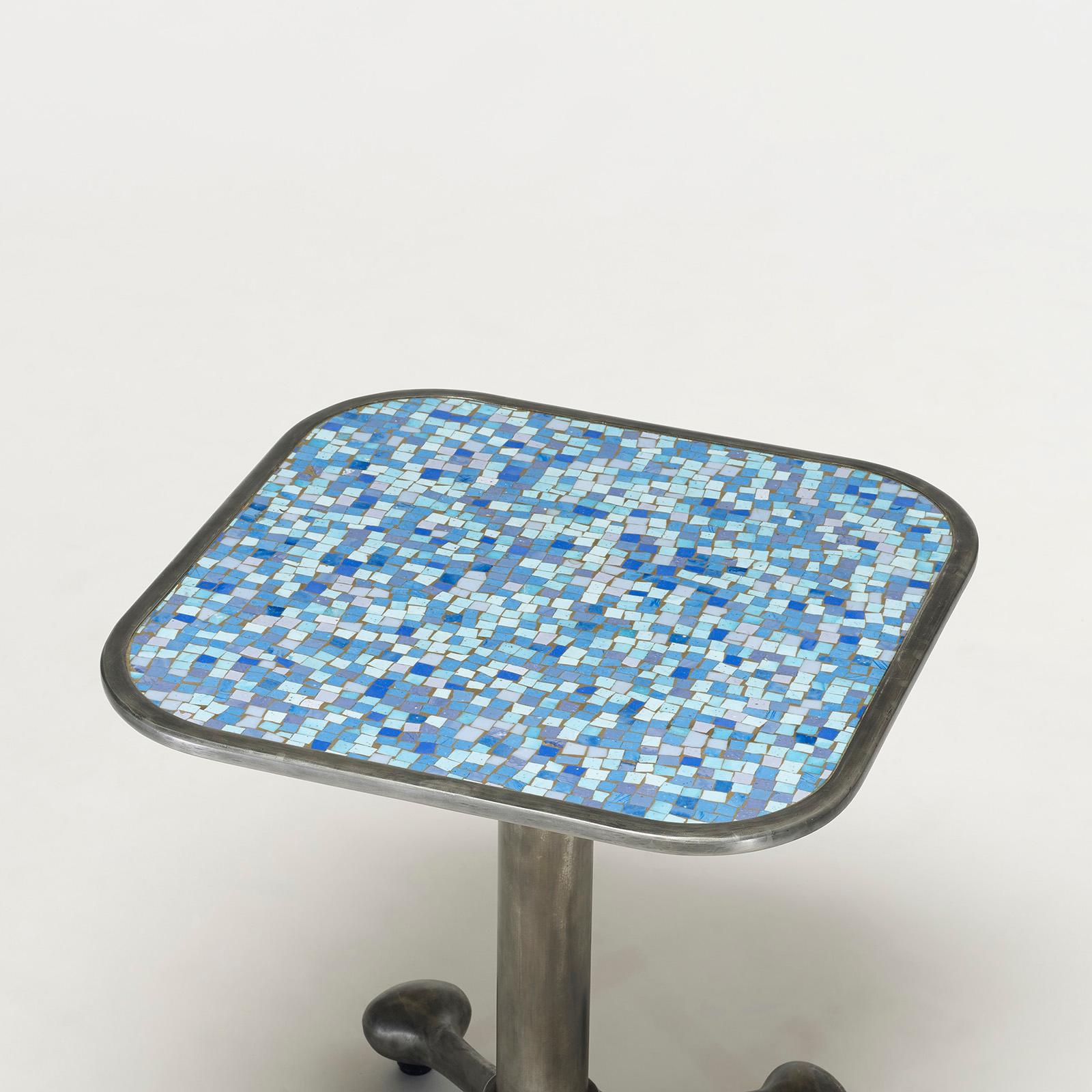 ICE Side Tables, Glass Mosaic + Cast Aluminum, Jordan Mozer, USA, 2001-2016 In New Condition For Sale In Chicago, IL