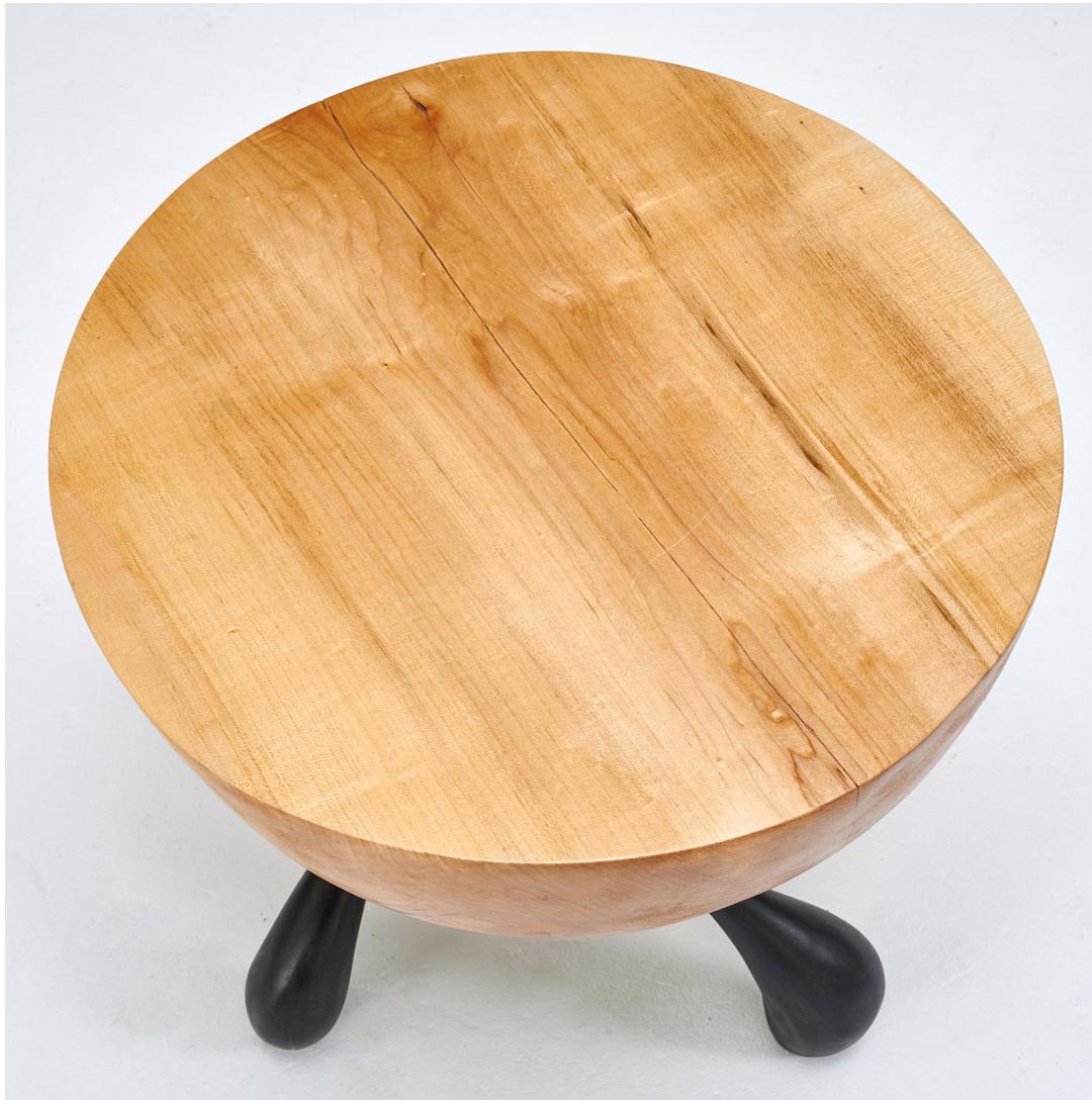 Jordan Mozer, Musashi Side Table, Hand-Carved 4.5